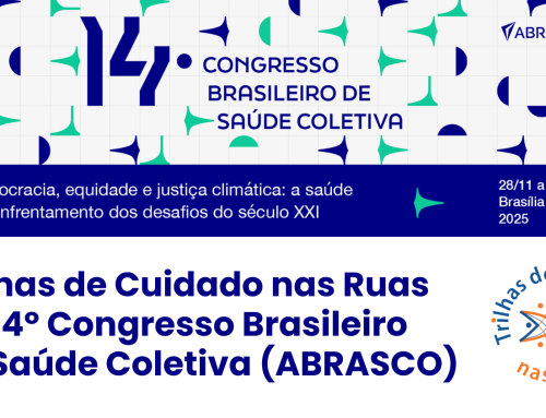 Trilhas de Cuidado nas Ruas no 14º Congresso Brasileiro  de Saúde Coletiva